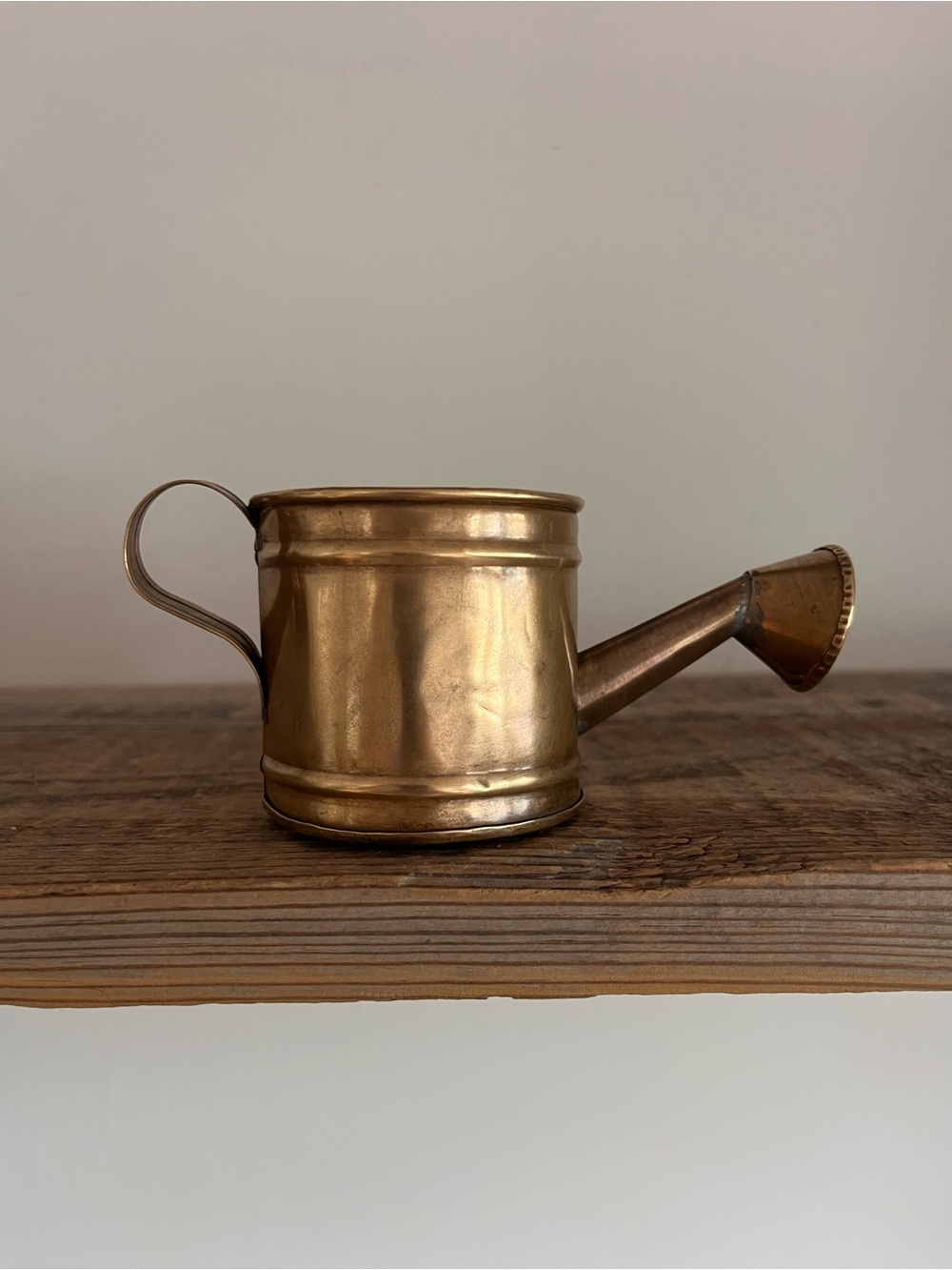 Brass Mini Watering Can - Gold Finish
